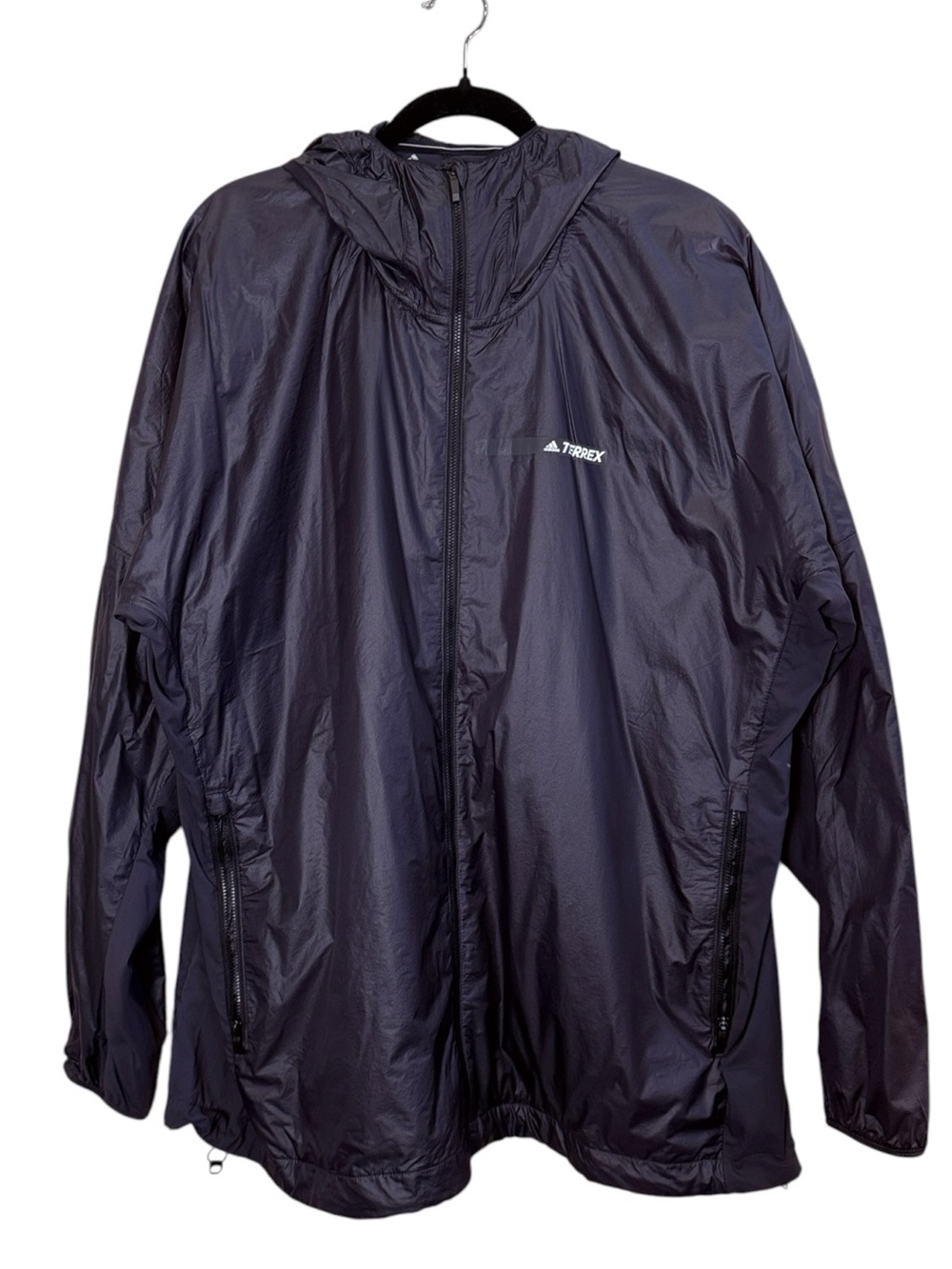 Adidas Terrex Agravic Men's Black Performance Wind/Rain Resistant Hooded Jacket